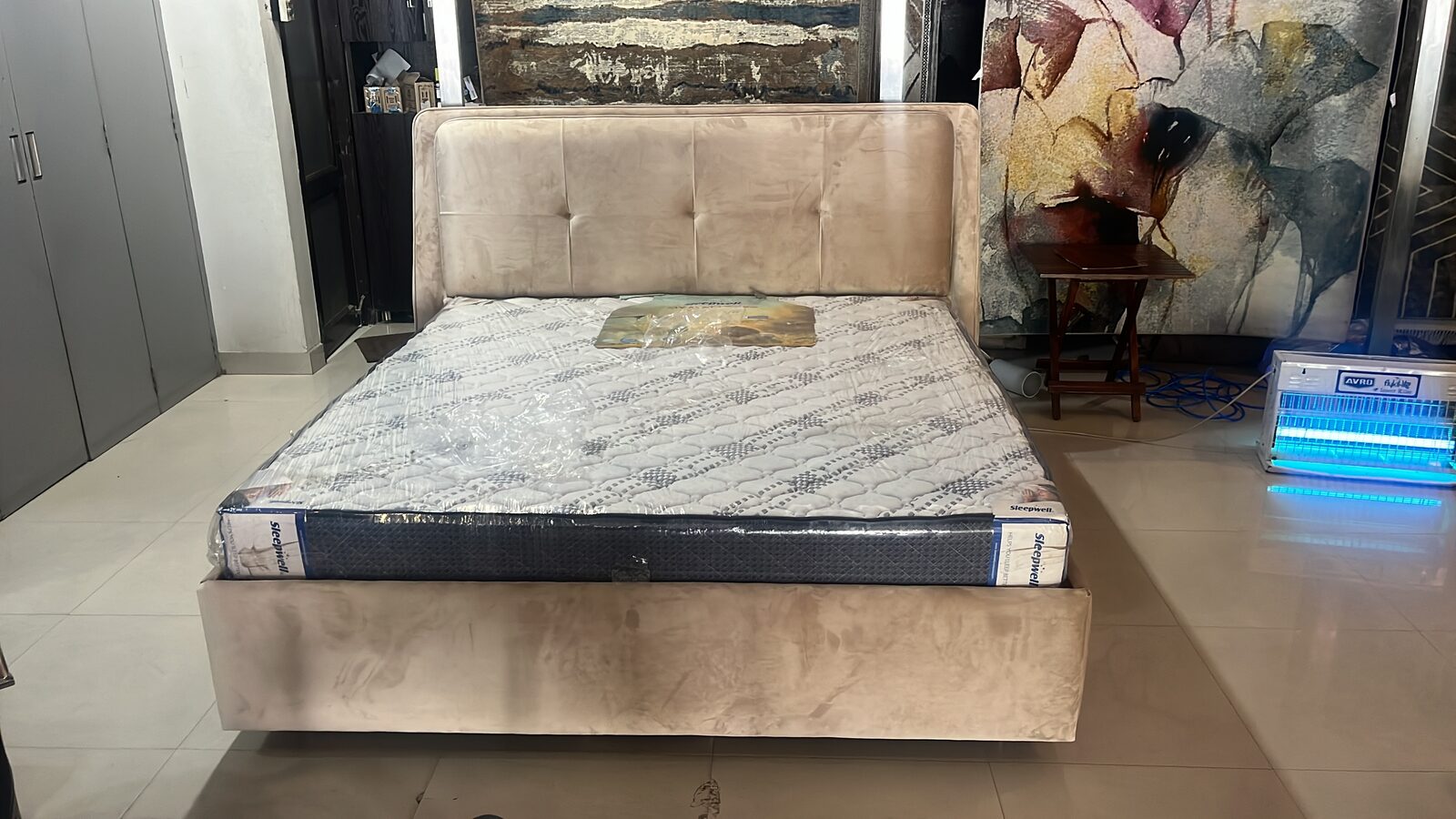 The Sanctuary Velvet Bed